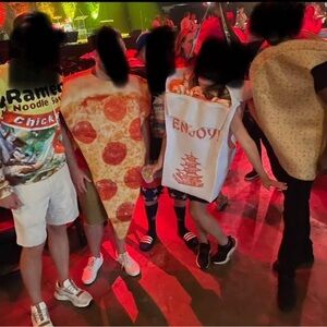 Chinese take out Halloween costume * FUN * like new